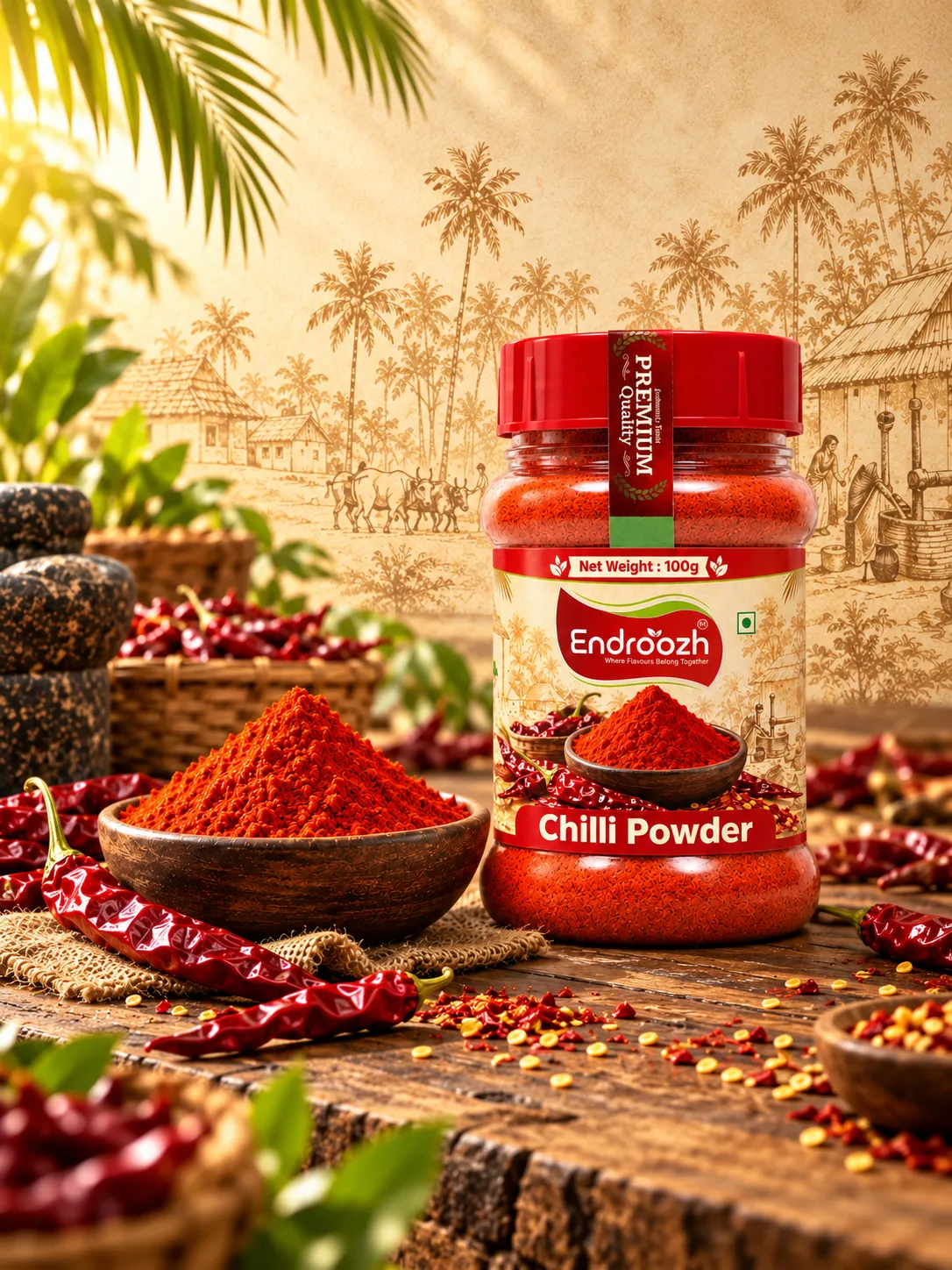 ENDROOZH Red Chilli Powder
